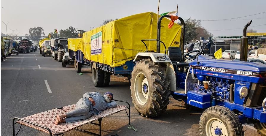 Farmers movement in Delhi