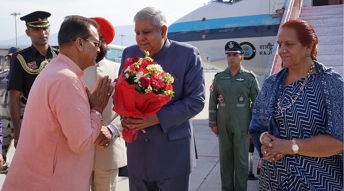 Vice President Jagdeep Dhankhar in Dehradun